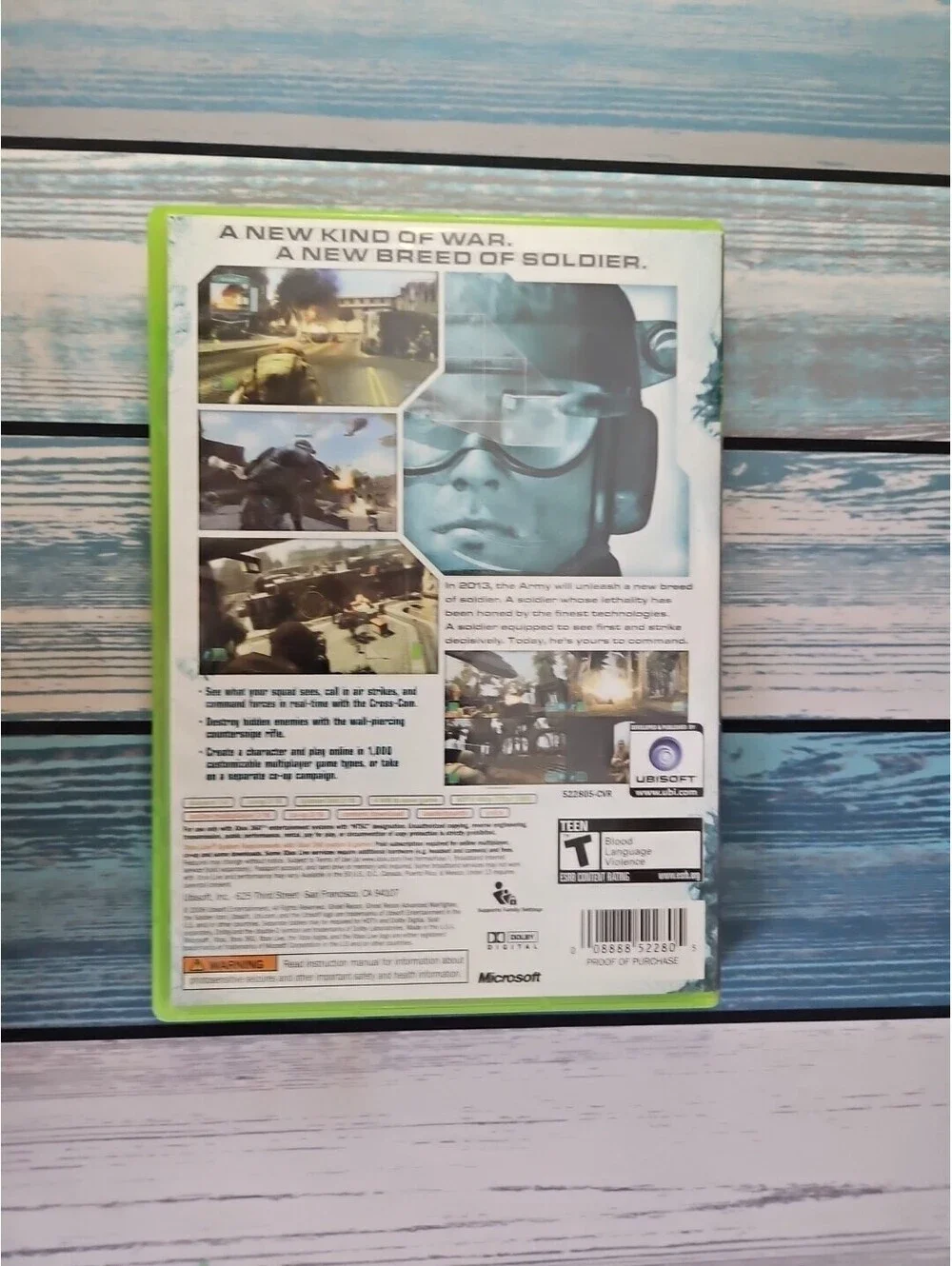 Ghost Recon Advanced Warfighter - Microsoft Xbox 360 - CIB - Tested